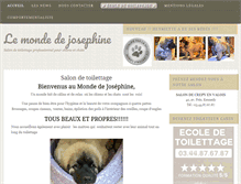 Tablet Screenshot of lemondedejosephine.com